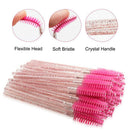 500pcs Disposable Soft Eyelash Brushes For Makeup Eyelash Extensions