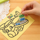 10Pcs/lot Children Drawing Sand Painting Pictures Kid DIY LJ
