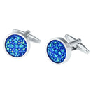 Classic Rhinestone Tuxedo Shirt Cufflinks For Men Unique Business Wedding