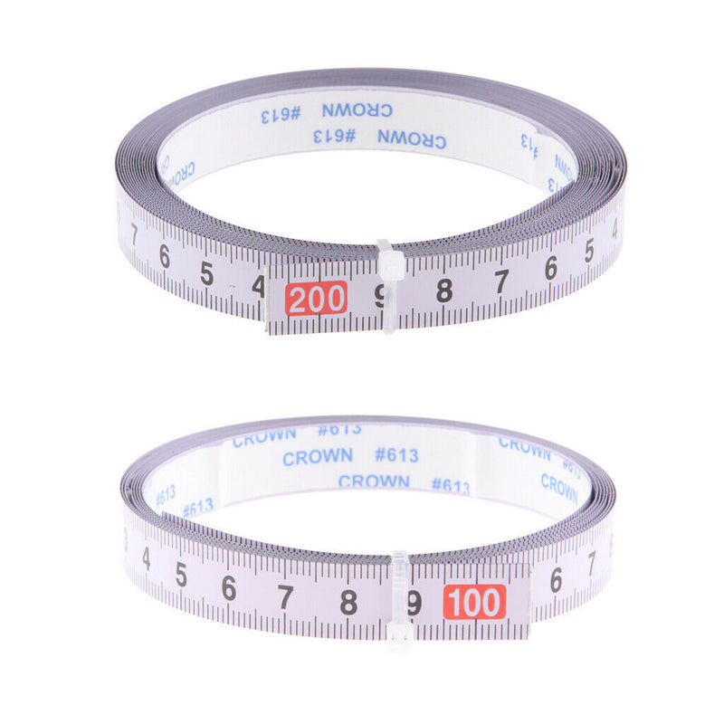 2 x Professional Miter Saw Self Adhesive Tape Measure For Table Saw Router Table