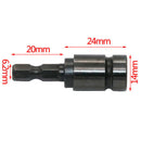 1pcs 1/4 " Hex Shank Nail Punching Extension Bar Puncher Connecting Hot Rod 44mm