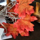 1M 10 LED String Maple Leaves Fairy Garland String Lights Battery Operated  K8P5