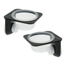 2pcs Durable Reptiles Lizard Suction Cup Feeder Food Water Bowl Breeding