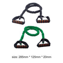 Fitness Pull Rope Latex Resistance Band Cable Gym Sports Equipment (Black)