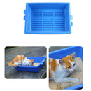 3-layer Cat Litter Case Toilet Tray Non Splash Plastic Kitten Kitty Pan