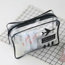 Unisex TPU Transparent Waterproof Cosmetic Bag Travel Makeup Organizer Case
