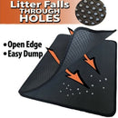 High Elastic EVA Cat Litter Mat Waterproof Double Layer Foldable Pet Cat Trapper