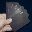 Poker Embossed Game Collection Playing Cards Set Plastic Durable Waterproof A1P7