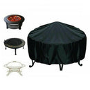 Heavy Duty Patio Round Fire Pit/Table Outdoor Waterproof Cover, Black, 30-Inch