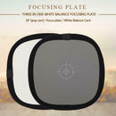 18% Foldable Gray Card Reflector White Balance Double Face Focusing Board