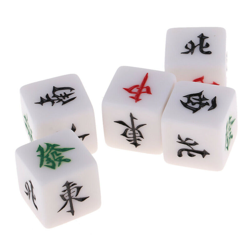 Board Game Mahjong Dices East West Southeast Northwest Mid Direction 6-Die for