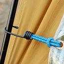 5 Pcs Bungee Hook Tie Elastic Rope Stretch Cord Tarp Straps 6.5mm