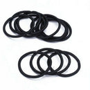 50pcs Women Black Elastic Hair Ties Band Ropes Ring Ponytail Holders Acces DUF