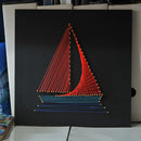 Nail String Art Ship Picture for Home Wall Decor Adults Valentines Day Gift