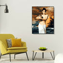 Painting By Numbers Kit DIY Pottery Woman Canvas Oil Art Picture Home Decor