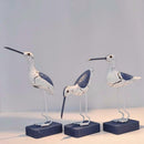 Handcrafted Wooden Nautical Theme Party Seagull Home Office Desktop Ornament