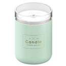 Home Dorm 280ml Candle Shape LED Ultrasonic Humidifier USB Car Purifier Blue
