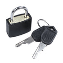 Small Mini Strong Steel Padlock Travel Lock with 2 Keys