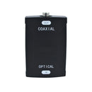 Optical Toslink to Coaxial RCA SPDIF Digital Audio Converter Adaptor Black