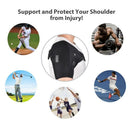 Electric Heat Therapy Adjustable Shoulder Brace Back Support Belt Dislocate
