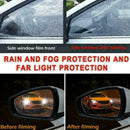 2X Car Rearview Mirror Glass Film Waterproof Anti-Fog Window Membrane J1O3 R4F9
