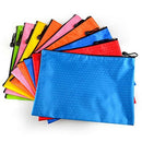 10Pcs Waterproof Zipper File Bags-A4 Size Oxford Office Filing Documents St A5O8