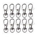 10xswivel trigger key ring lobster clasp clip snap hook diy jewelry findings