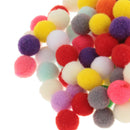 500X Mixed Colours Craft Pom Poms Mini Pompoms Children's Craft Project 10mm