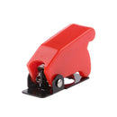 Light Toggle Switch Rocker ONOFF Red Cover Dustproof for Car Truck AT