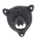 Home Pub Creative Iron Retro Animal Bear Wall Mounted Soda Bottle Opener