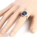 Adjustable Oval Color Change Mood Ring Emotion Feeling Changeable Ring L4J4