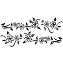 1 Pair Flower Vine Car Stickers Vinyl Automobile Body Decals Styling Accessories