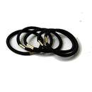10X Women Black Elastic Hair Ties Band Ropes Ring Ponytail Holders Best Offer LJ
