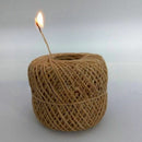 100M 2MM 2-Ply Twisted Burlap String Natural Ribbon Fiber Jute Twine Rope