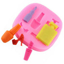 Newest Silicone DIY Lipstick Cake Decorating Perfume Bottle Mould Chocola