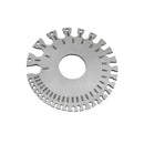 2pcs Portable With Key Ring Welding Wire Thickness Gauge Stainless Steel Sheet