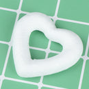 5PCS DIY White Heart Polystyrene Styrofoam Foam Ball For Christmas Orname-PN FT