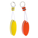 2x Oval Floating Key Ring Keychain Buoyant Safety Key Holder Boat Kayak 80x35mm