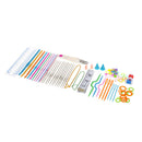 51pcs Metal Crochet Hooks Plastic Needles Stitch Markers Counter DIY Toolkit