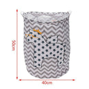 Cute Baby Toys Angel Horse Storage Bags Handle Ears Clothes Bag Laundry Pou