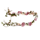 Bohemian Floral Headdress Flower Headband Hair Wreath Wedding Hair Accessory