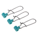 40pcs Heavy Duty Fishing Sinker Slide Slider with Stainless Steel Nice Snap