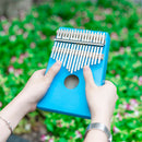 Musical 17-key Kalimba Portable Thumb Piano Mbira Maple Wood w/ Tuning Hammer