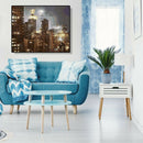 Painting By Numbers Kit DIY Rain City Canvas Oil Wall Art Picture Crafts A