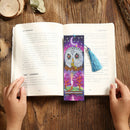 Tassel Leather Special Shaped DIY Diamond Painting Bookmark Art Craft Decor
