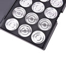 15x Empty Eyeshadows Blank Panel Aluminum Palette Pans Removable Makeup Toolã€NM&