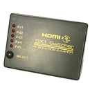 5Port 1080P Video HDMI Switch Switcher Splitter for HDTV DVD TV BOX+ IR Remo%!