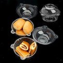 100Pcs Cup A Cake Clear Pod Muffin Container