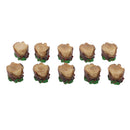 Micro Landscape Bonsai Ornament DIY Home Garden Decor 10 Pcs Mini Tree Stump