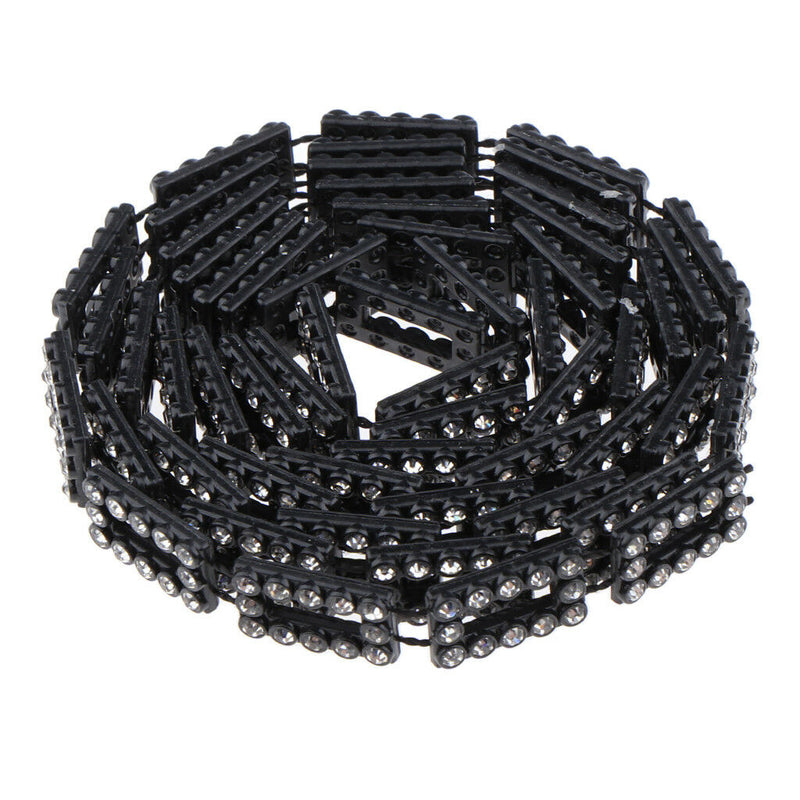 1 Yard 8mm Rectangle Rhinestone Chain Trim Applique DIY Crafts Accessories